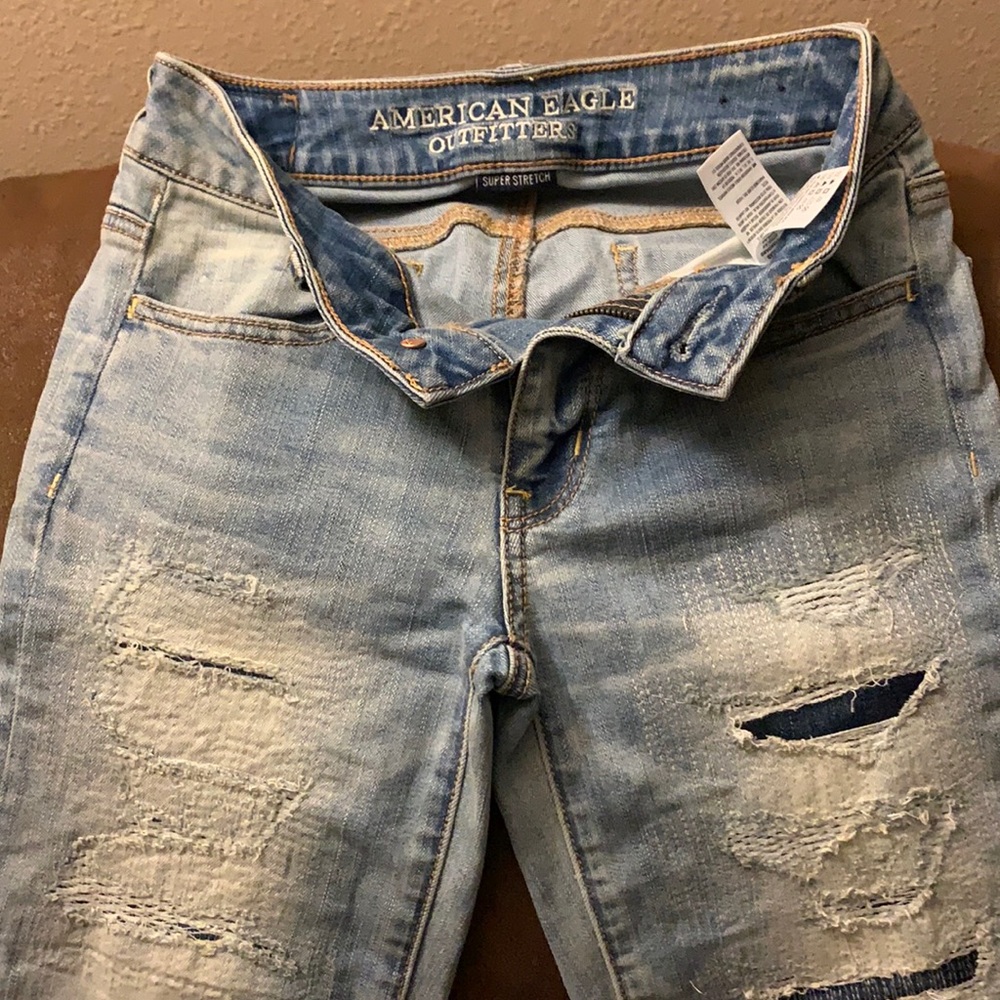 New jeans, super stretch size 00 American eagle